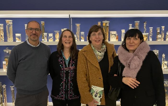 Il personale del museo Erbario e la collezione dei vasi
